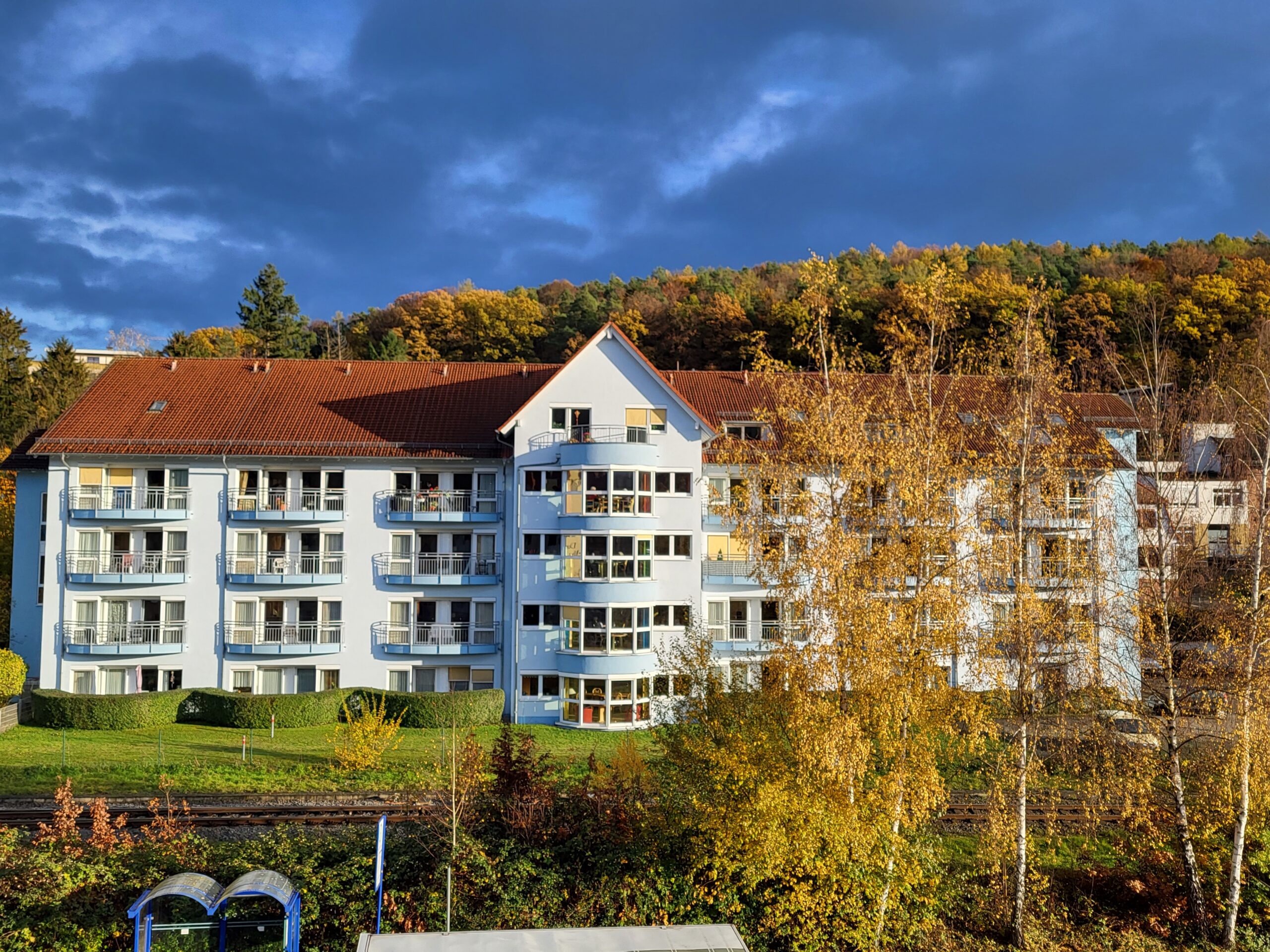 Das Blaue Haus Kurparkseite