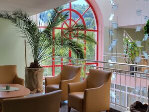 Lounge der Residenz & Hotel Am Kurpark, Bad König