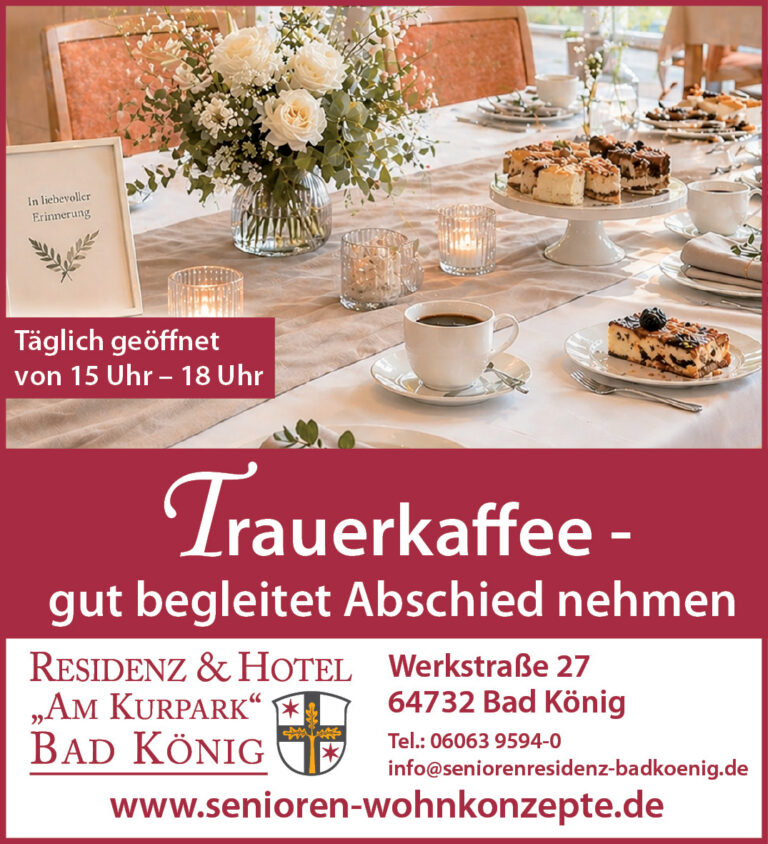 Trauerkaffee Restaurant & Café "Parkblick"